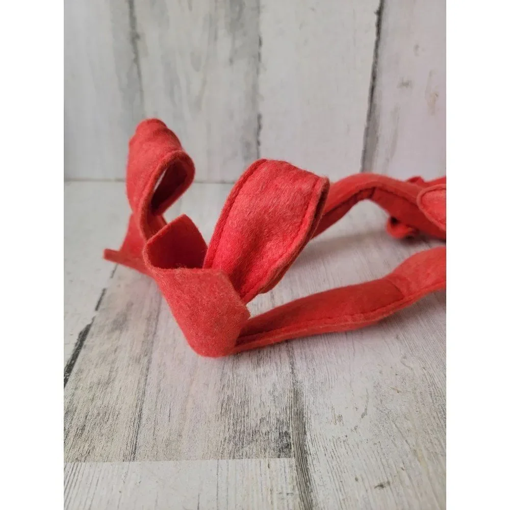 Annalee 1991‎ vintage red Christmas elf mistletoe Xmas